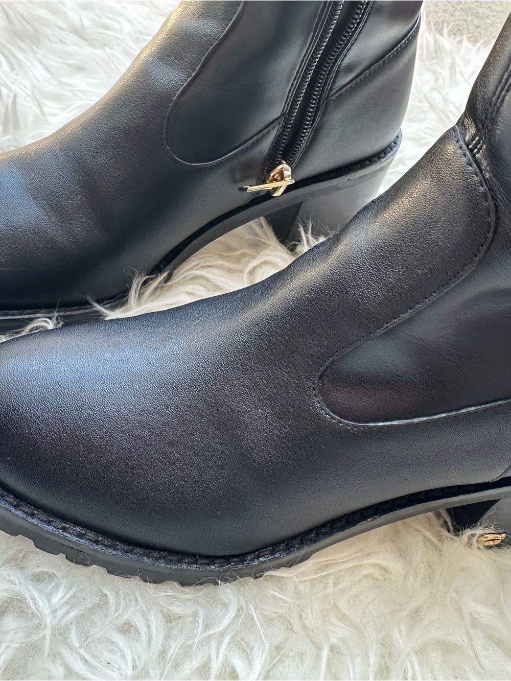 Women's Black Block Heel Ankle Boots Coach - Picture 9 of 9